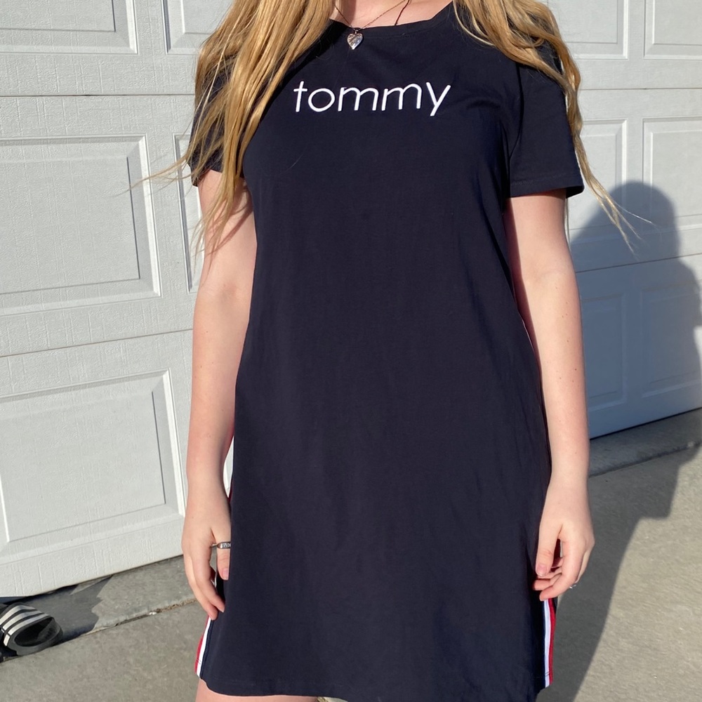 navy blue tommy hilfiger dress